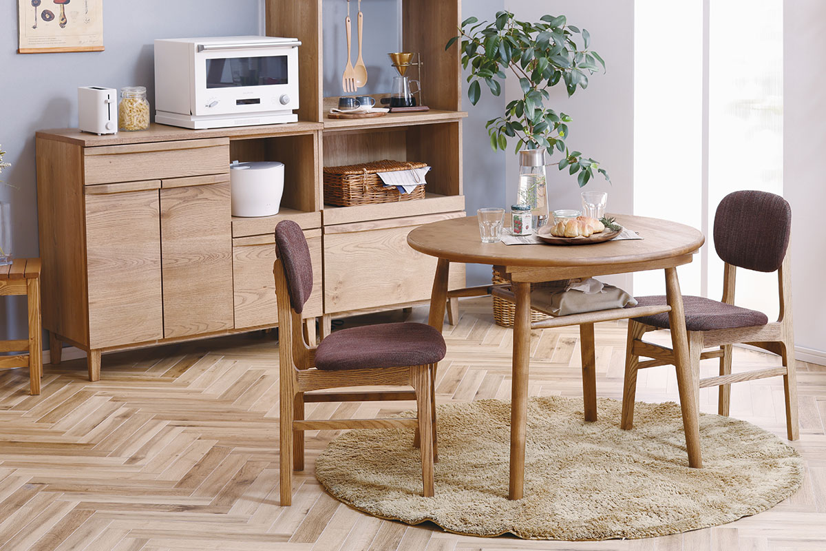 LOGIE（ロジ―）円形ダイニングテーブル｜ダブルデイ