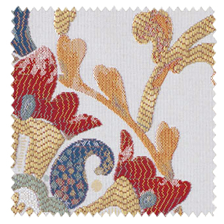 エスニック・ビンテージ】オールド・ペイズリー柄のドレープカーテン