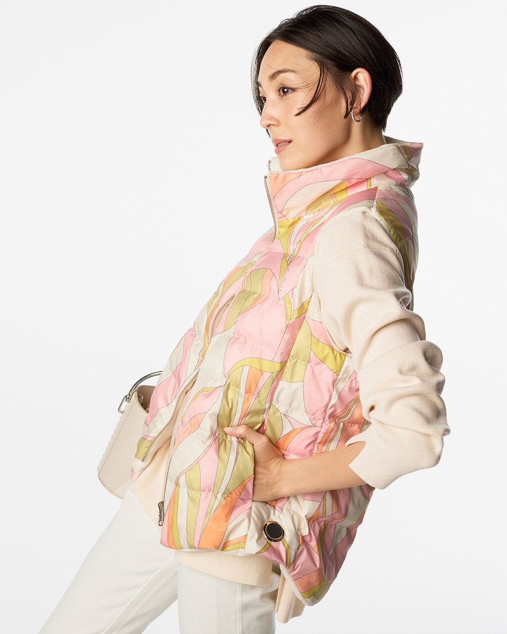 Doヒート・超快温ベスト／柄/DoCLASSE