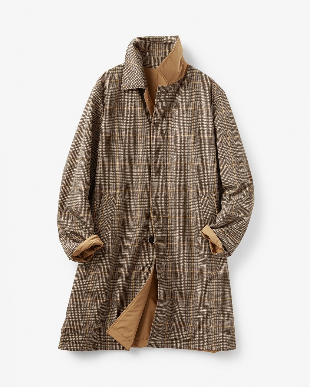 マジカルサーモ・リバーシブル・チェックコート/DoCLASSE