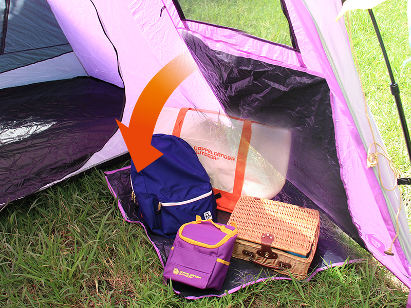 DOPPELGANGER OUTDOOR テント 紫 DOPPELGANGER OUTDOOR テント 紫