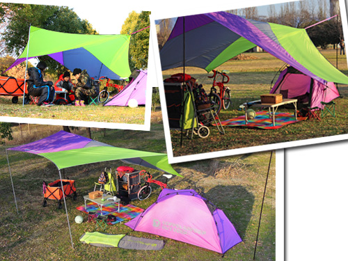 ドッペルギャンガーアウトドアトリコロールタープ 販売終了