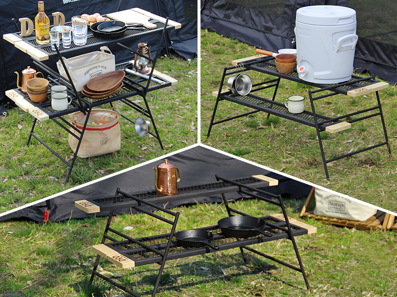 引き取り優先 DOD テキーラテーブル 八角形バーベキューグリル