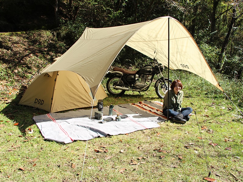 販売終了】ライダーズコンフォートタープ（タン）TT5-282-TN - DOD