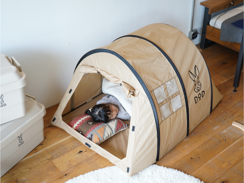 開発裏話】「カマボコテント」がちっちゃくなっちゃった。あこがれの