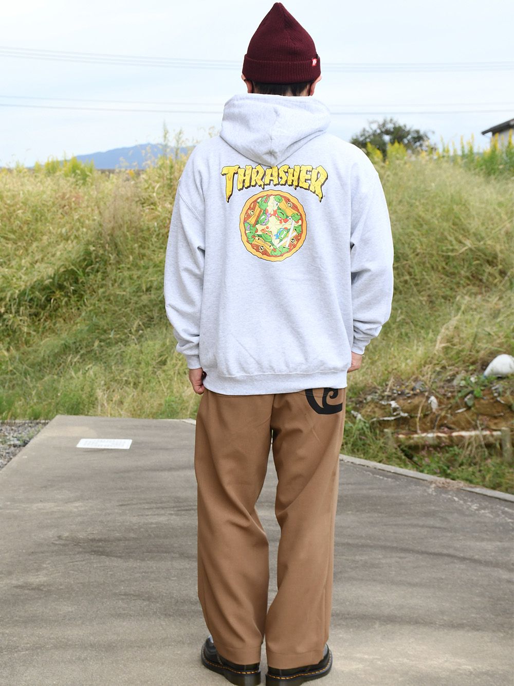 THRASHER - 【TEENAGE MUTANT NINJA TURTLES×THRASHER】 PIZZA HOODIE