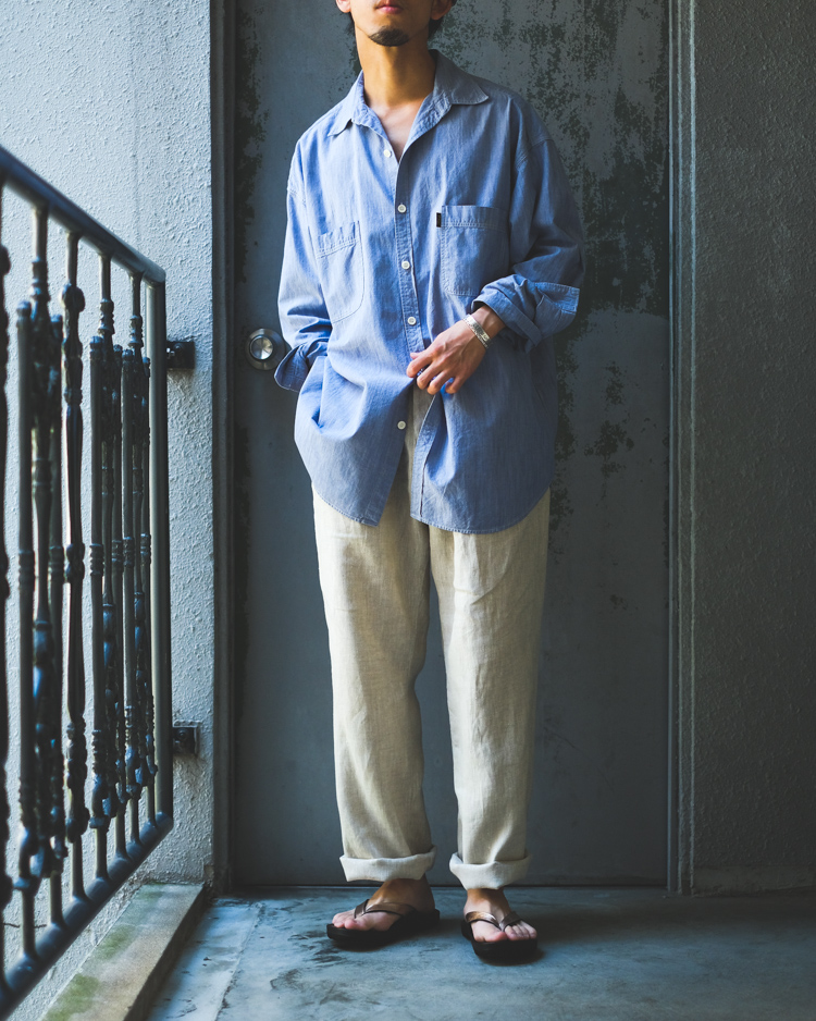 Vol.4851【Willow Pants：P-010(Linen)】｜AUBERGE・Needles