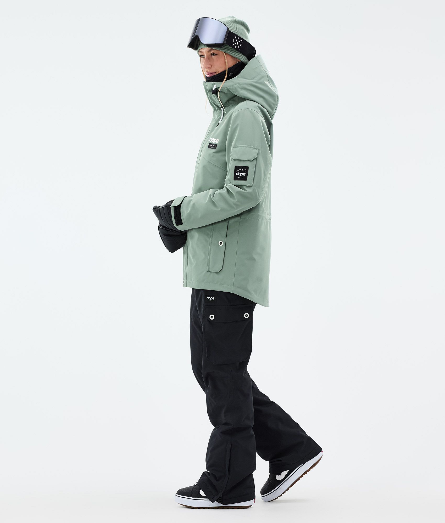 Dope Adept W Snowboard Jacket Women Faded Green | Dopesnow.com