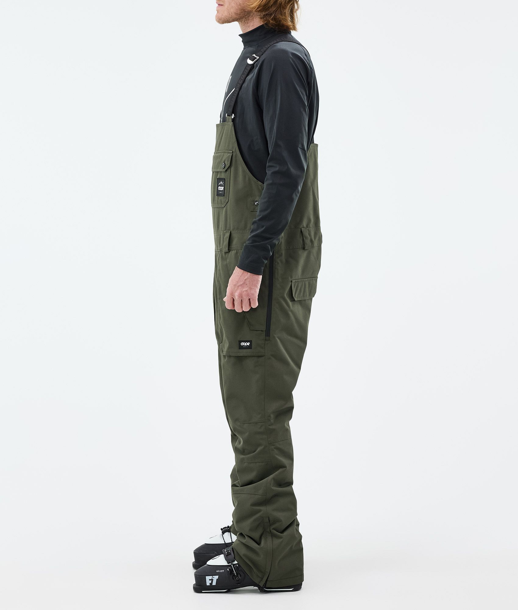 Dope Notorious B.I.B Ski Pants Men Olive Green | Dopesnow.com