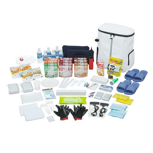 防災セット食品付き 2人用 NBS2-67 アイリスオーヤマ 非常用持出袋