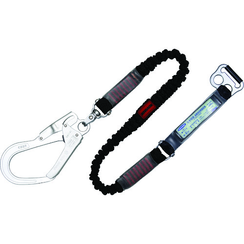 胴ベルト型二丁掛け用追加ランヤード 平綱ロープ TSN-SD(100)セットABL