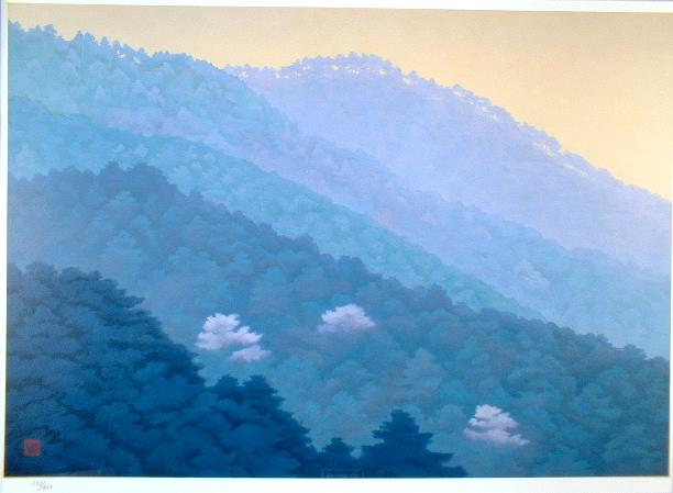 東山魁夷 曙(新復刻画)