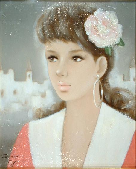 東郷たまみ フィェスタ(油彩3号)