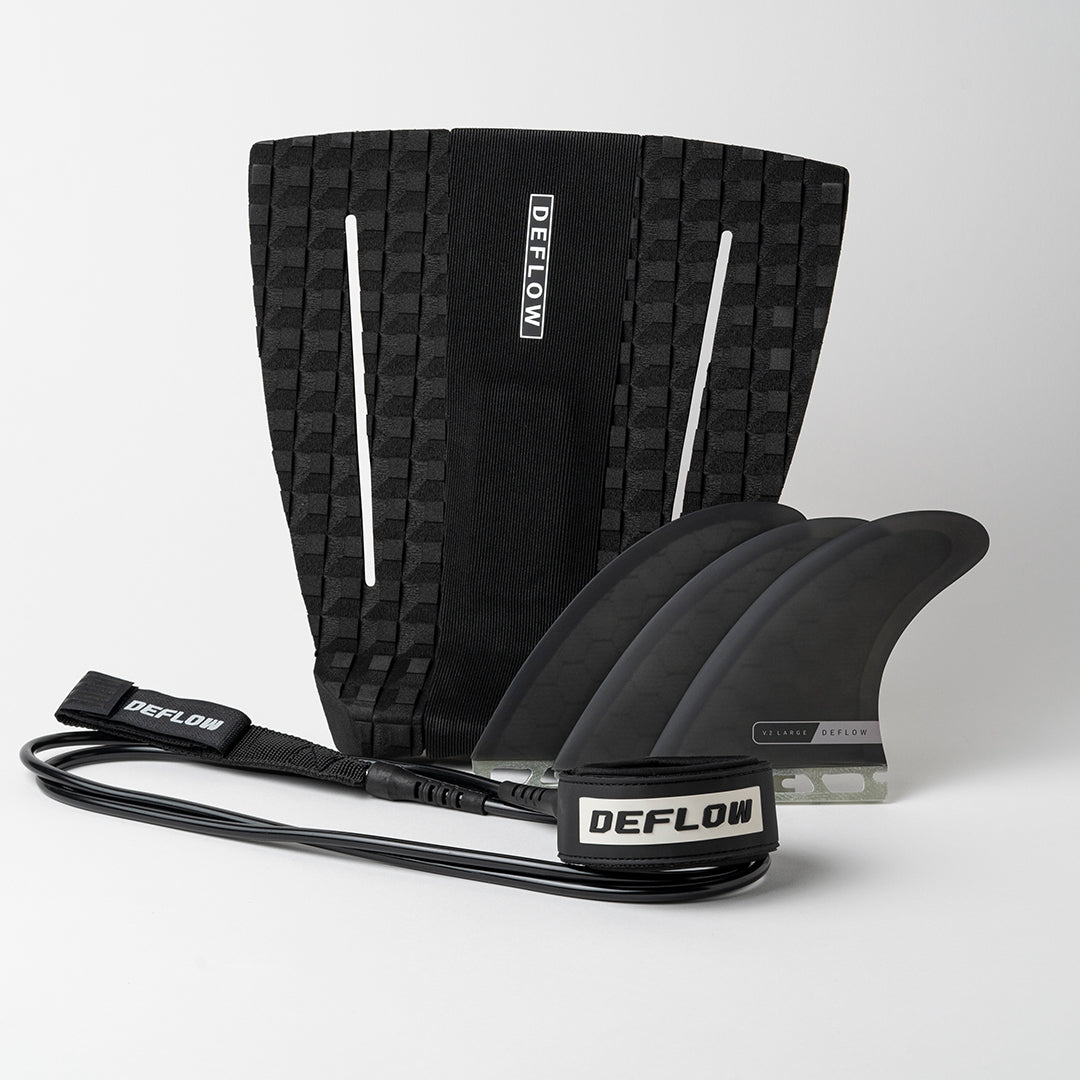 Deflow Surf - V.2 Black - Thruster Fins