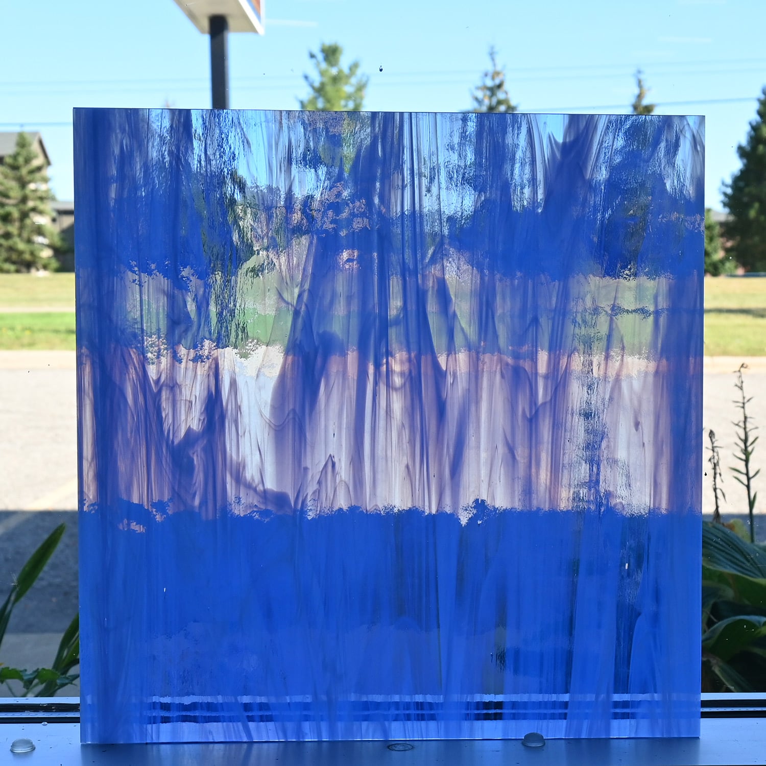 Oceanside Pale Blue And White Wispy - 96 COE