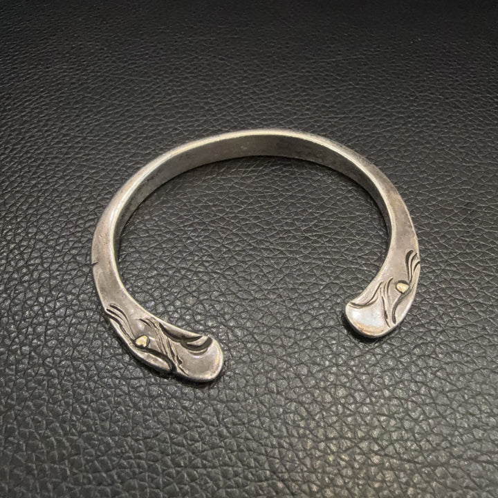 ゴローズ goro's [特注][OLD][廃盤]金目付プレーン顔ブレス(S) – DELTAone