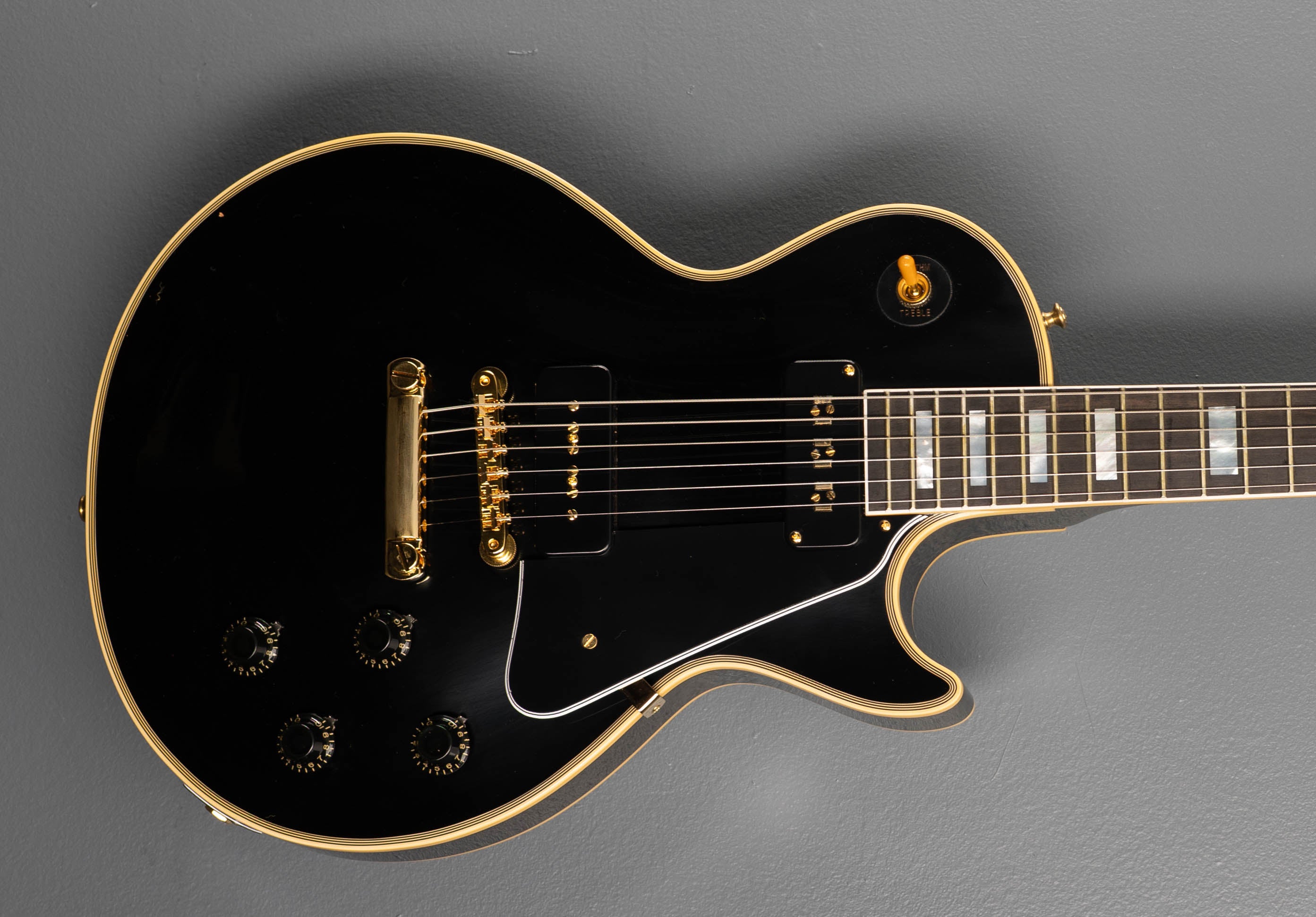 1954 Les Paul Custom Staple Pickup Reissue - VOS Ebony – Dave's