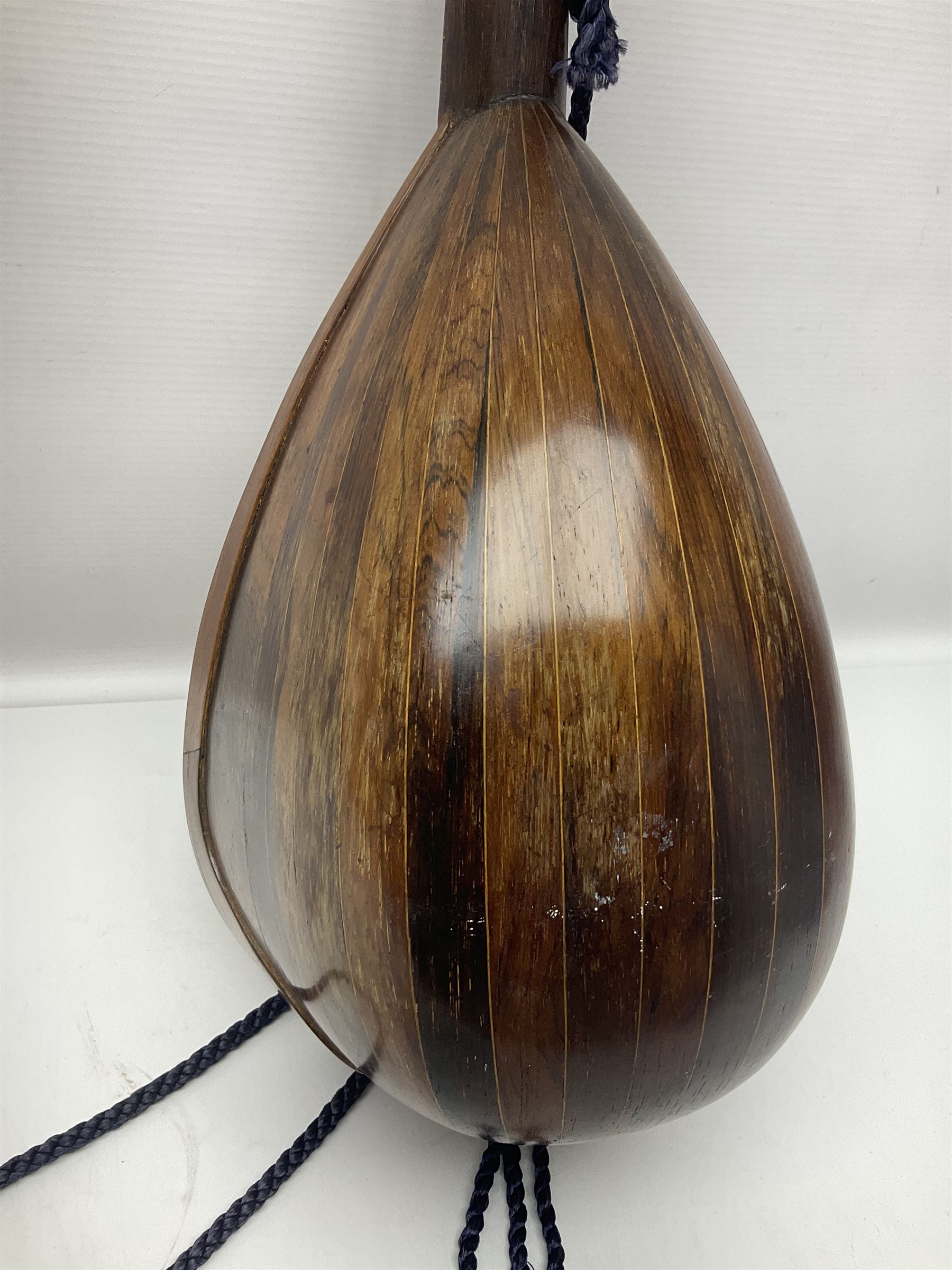 Late 19th/early 20th century Italian lute back mandolin with