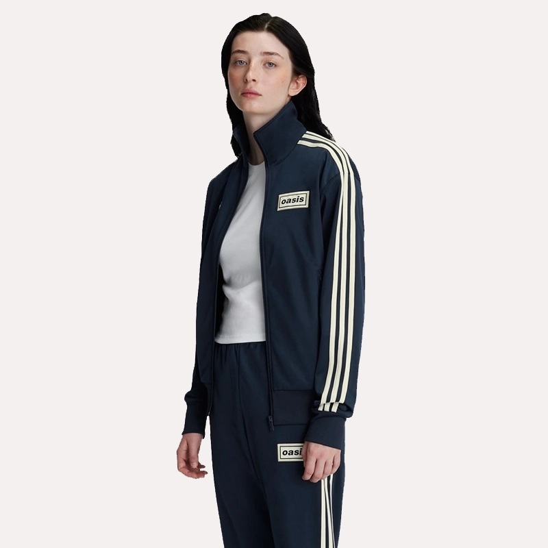 Adidas x Oasis Track Navy Blue Jacket | Oasis Adidas Track Jacket