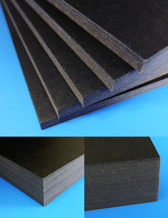 黒ボール8号(厚0.52mm) A4 210×297mm - 台紙を断裁するなら dansai.jp
