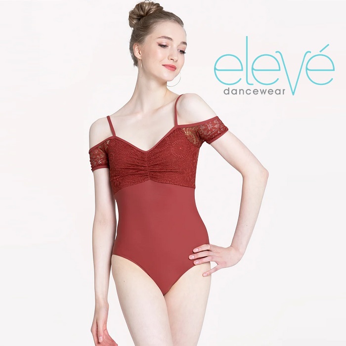 バレエ用品のEleve Dancewear エレベダンスウェア Lola Cinnamon Lace