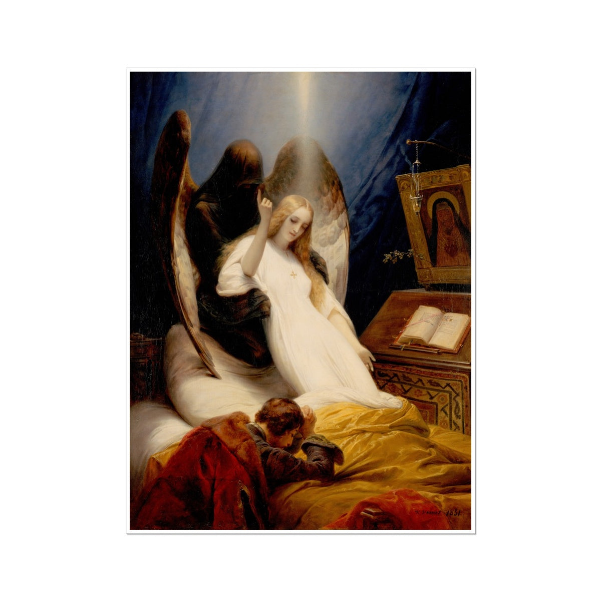 The Angel of Death by Émile Jean-Horace Vernet | Buy Fine Art