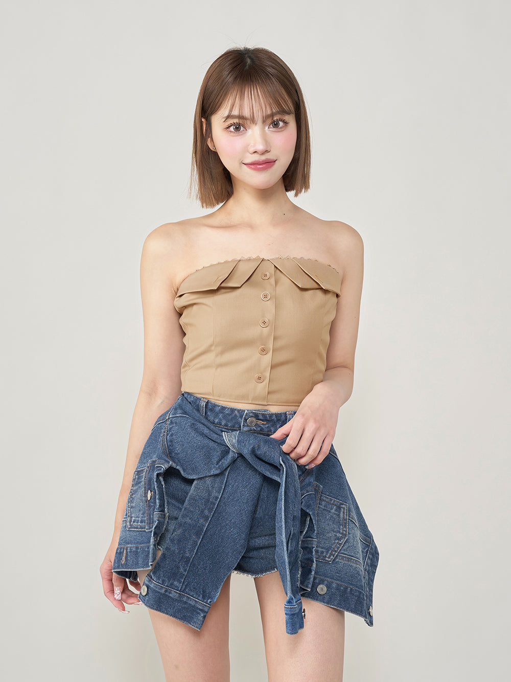 ドッキングデザインデニムショートパンツ – Darich (ダーリッチ)