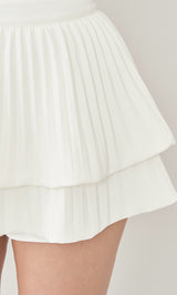 ナロープリーツティアードミニスカート – Darich (ダーリッチ)
