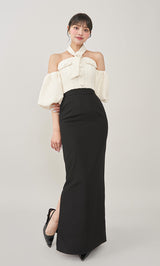 ホルターネックオフショルツイードトップス – Darich (ダーリッチ)