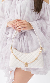 キルティングチェーンハンドミニバッグ – Darich (ダーリッチ)