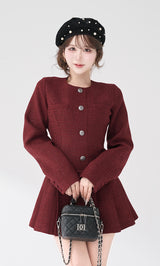 ボックスプリーツツイードミニワンピース – Darich (ダーリッチ)