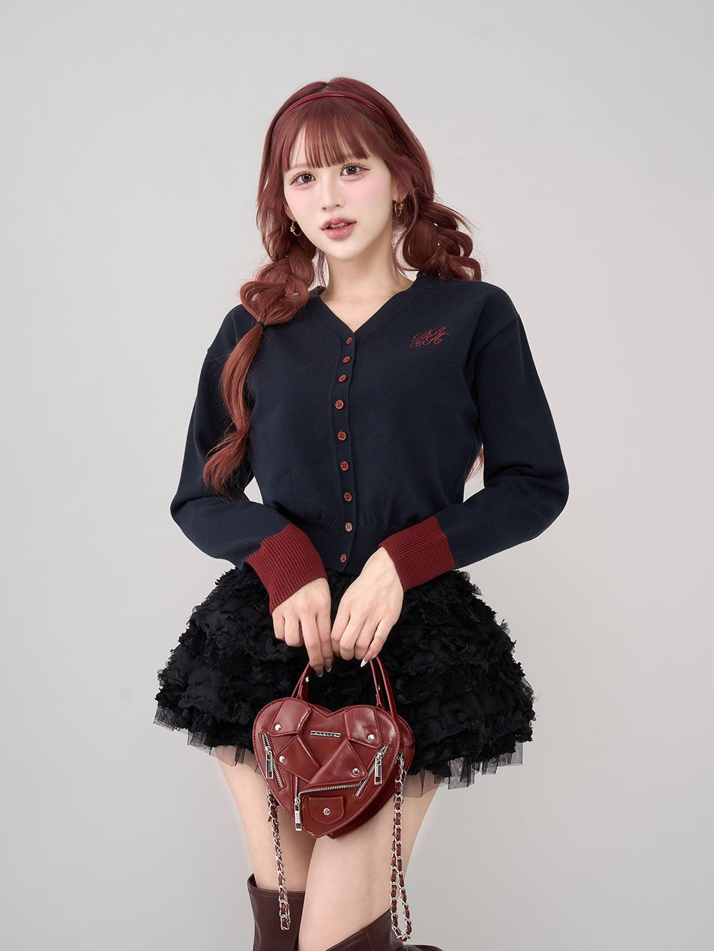 スリットチェックリボンミニスカート – Darich (ダーリッチ)