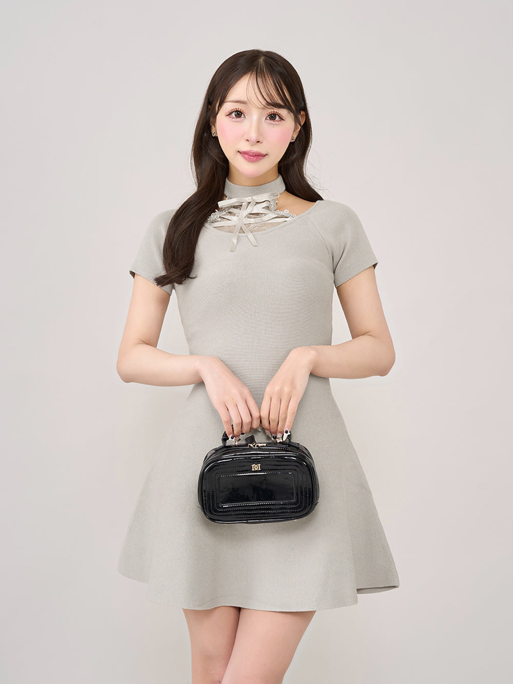 ボリュームフレアデニムミニワンピース – Darich (ダーリッチ)