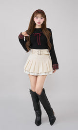 ダブルプリーツミニスカート – Darich (ダーリッチ)