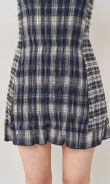 チェックコンビミニワンピース – Darich (ダーリッチ)