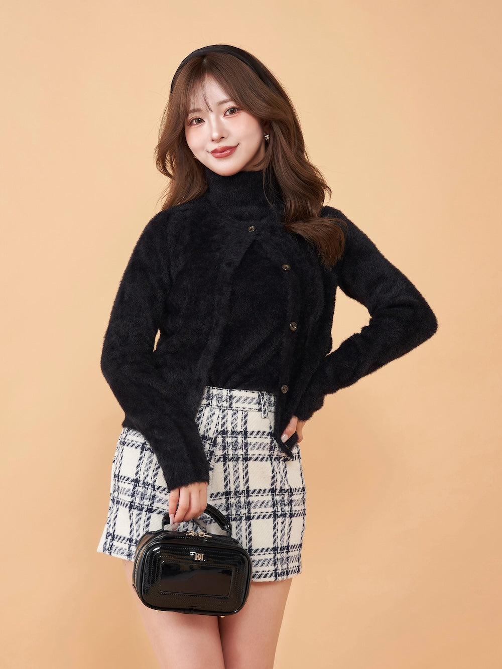 ドッキングファーツイードミニスカート – Darich (ダーリッチ)