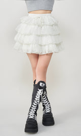 ボリュームレースミニスカート – Darich (ダーリッチ)