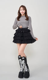 ボリュームレースミニスカート – Darich (ダーリッチ)