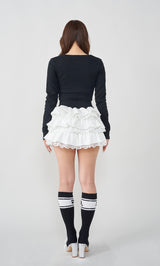 スポーティラインフリルミニスカート – Darich (ダーリッチ)