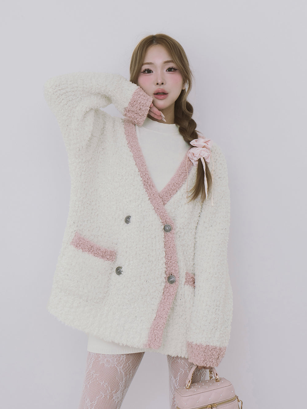 オープンケーブルニットミニワンピース – Darich (ダーリッチ)