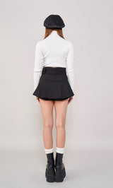 ハトメベルトプリーツミニスカート – Darich (ダーリッチ)