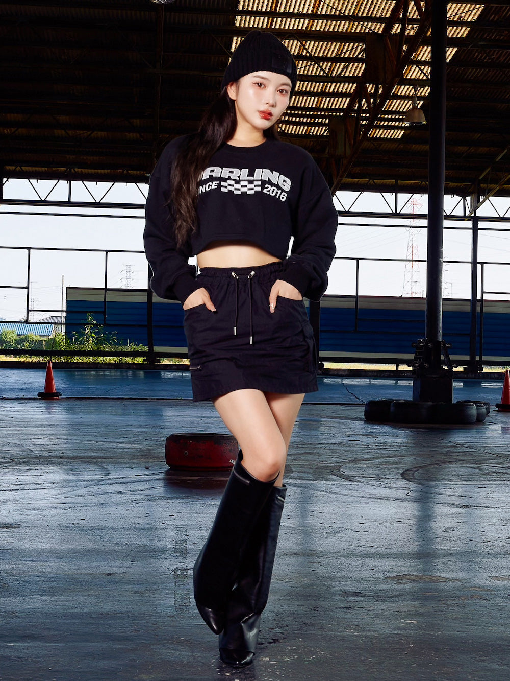 カーゴジップミニスカート – Darich (ダーリッチ)