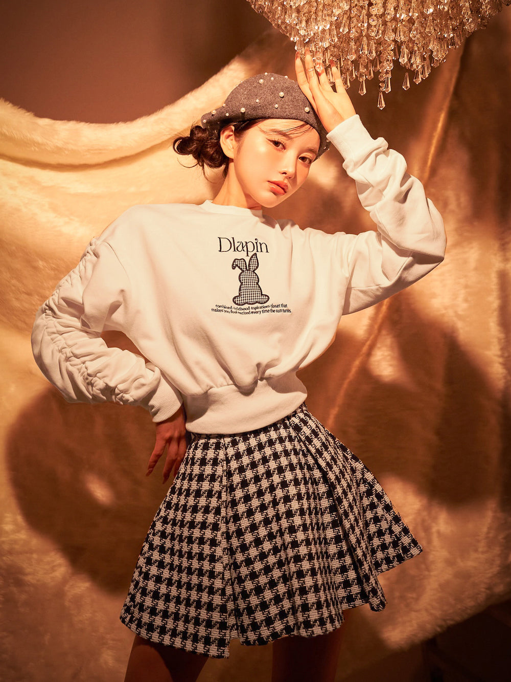 チェックツイードフレアミニスカート – Darich (ダーリッチ)