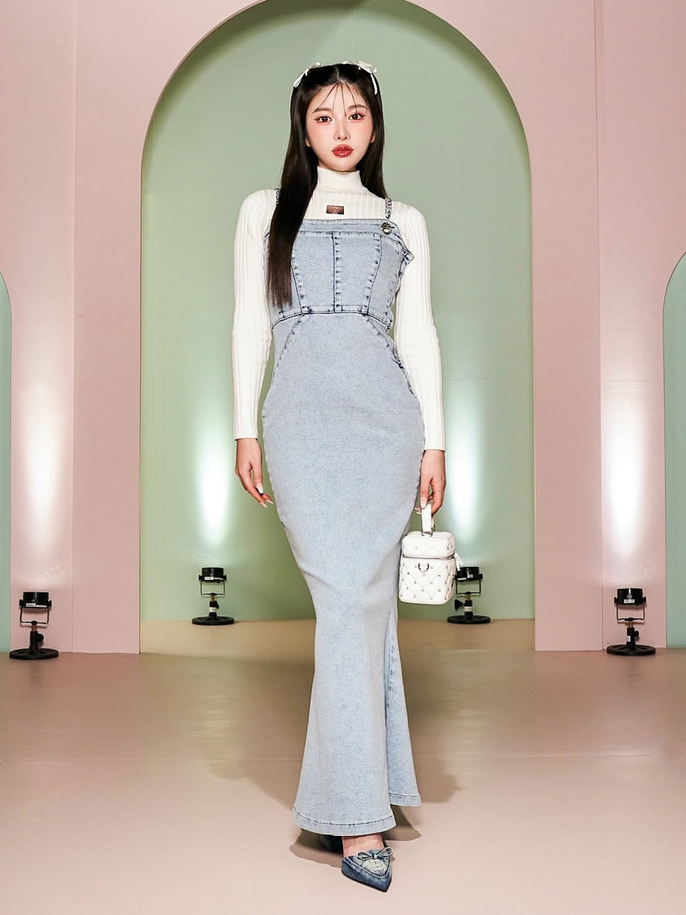 プレートカラーリブニットトップス – Darich (ダーリッチ)