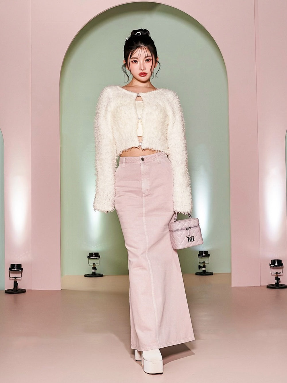 カラーデニムロングスカート – Darich (ダーリッチ)