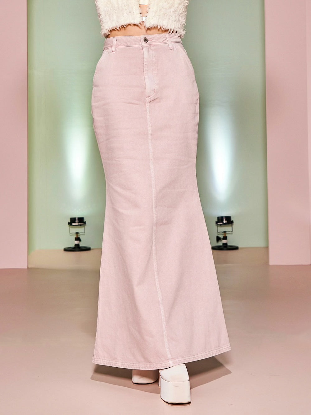 カラーデニムロングスカート – Darich (ダーリッチ)