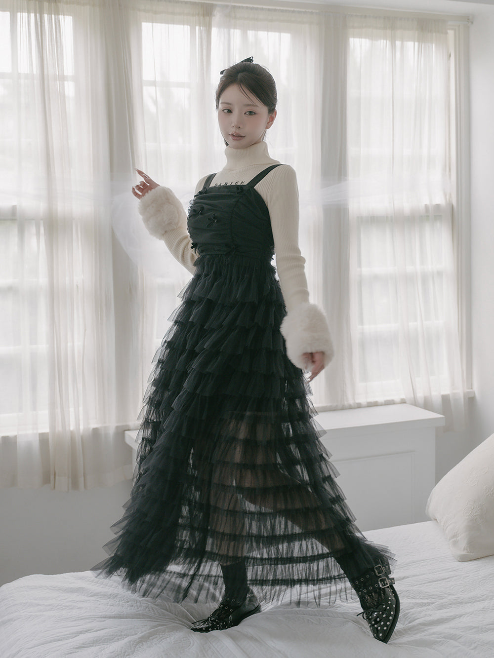 ドッキングミドルウエストニットミニワンピース – Darich (ダーリッチ)