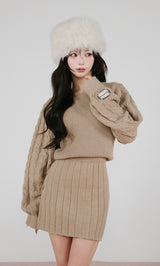 ハートオープンニットミニワンピース – Darich (ダーリッチ)