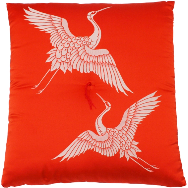 祝賀用座布団 鶴寿 赤のレンタル | 祝賀用座布団 鶴寿 赤のレンタル