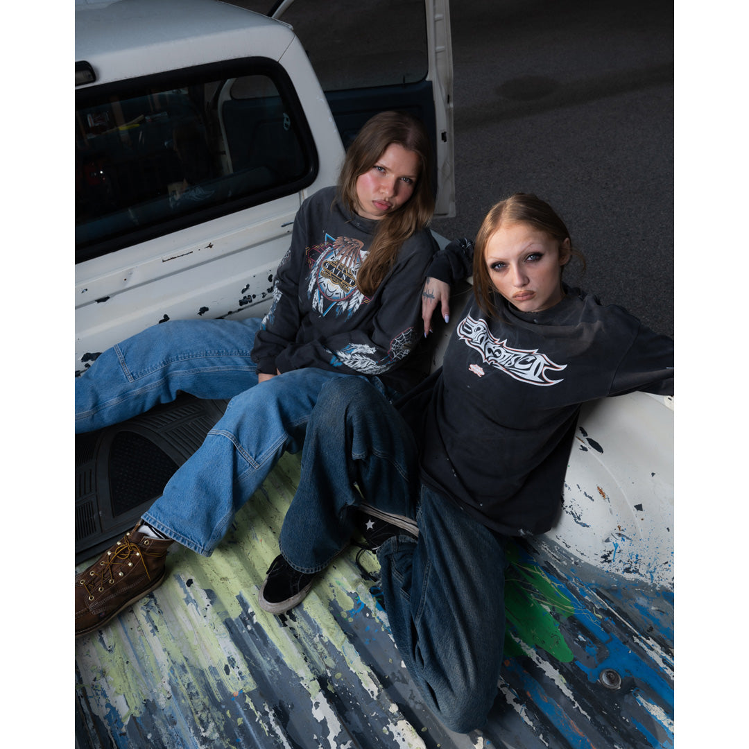 SAINT Mxxxxxx × TEFLON DISCO L/S TEE INSANITY SM-HR8-0000-C41 (SM